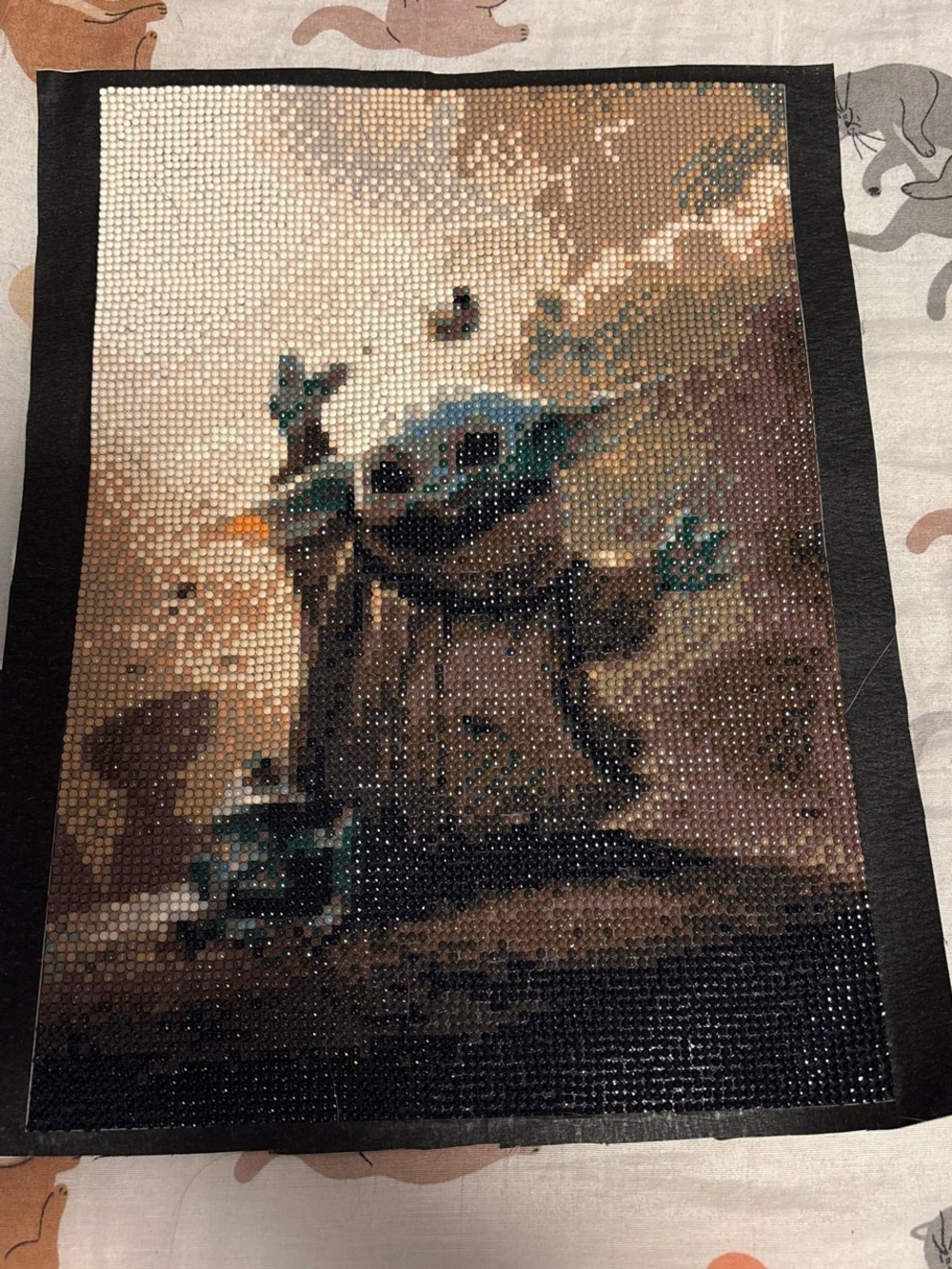 baby yoda diamond art